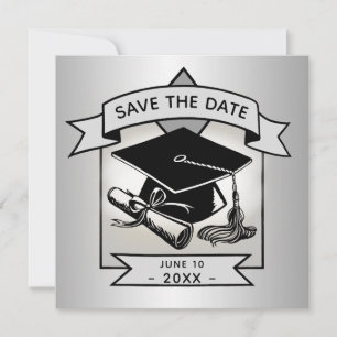Anúncio Graduação Salve o Elegante de Boné de Formando 