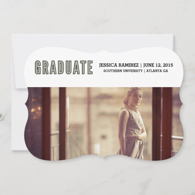 Anúncio graduado (Frente)