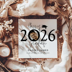 Anúncio Graduado da Turma de 2026 Foto de Formatura