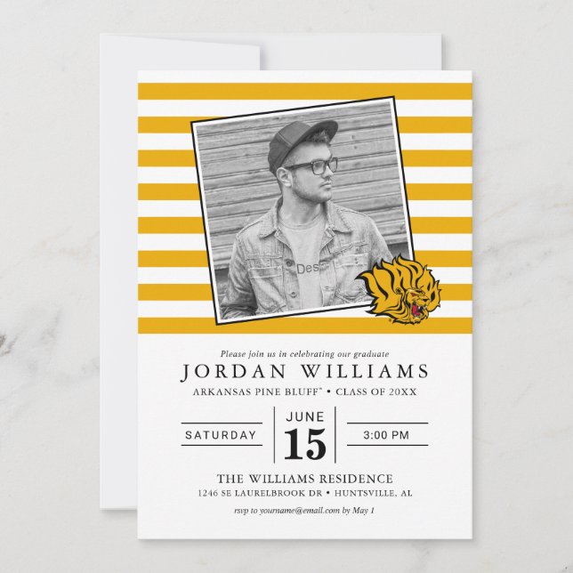 Anúncio Graduado UAPB Golden Lions (Frente)