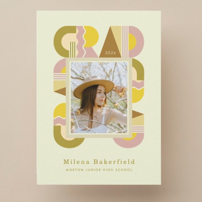 Anúncio Graduation invitation photo announcement 2026 (Criador carregado)