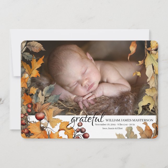 Anúncio Grateful Photo Birth (Frente)