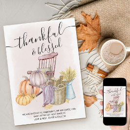 Anúncio Gravidez de abençoada e agradecida Pumpkin no País