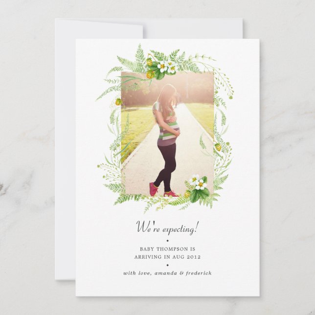 Anúncio Gravidez de Foto em Greenerescência do País (Frente)