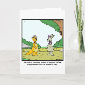 Anúncio Gravidez: desenho animado em coelho