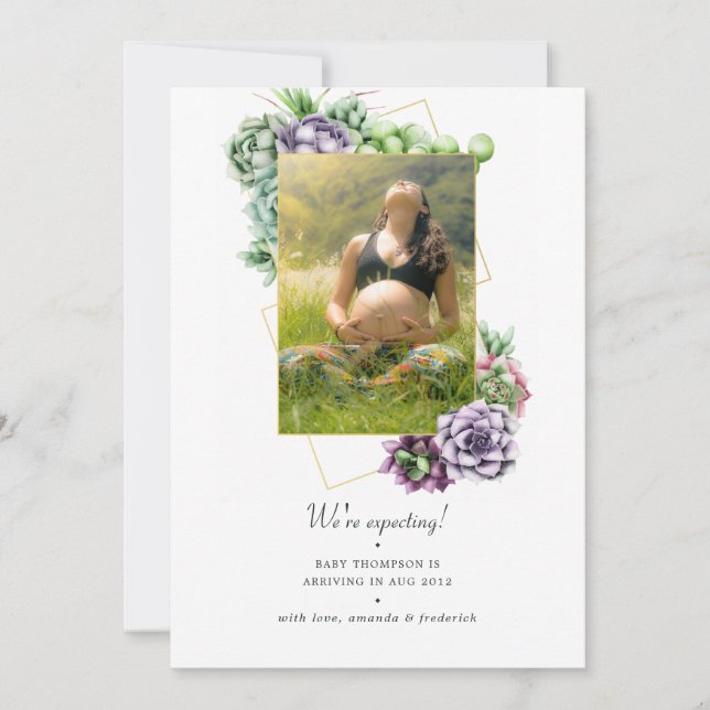 Anúncio Gravidez Geométrica Suculta (Frente)