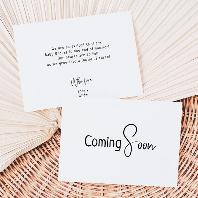 Anúncio Gravidez Neutra Moderna Simples (Criador carregado)