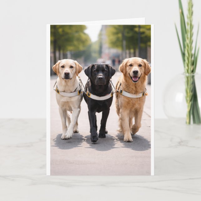 Anúncio Guide Dog Team Announcement Forward Together  (Frente)