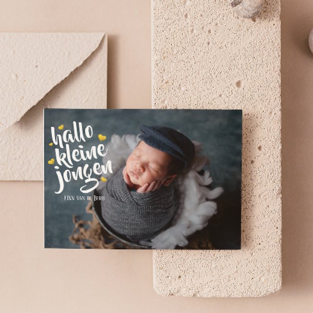 Anúncio Hallo kleine jongen Gouden Hart Fotocollage Baby  (Criador carregado)