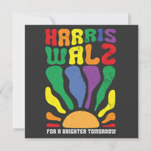 Anúncio Harris Waltz para um amanhã brilhante Kamala LGBT