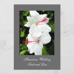 Anúncio havaiano do casamento