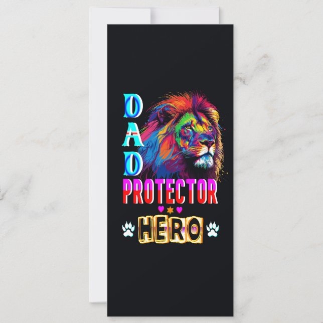 Anúncio Herói protetor do pai (Frente)