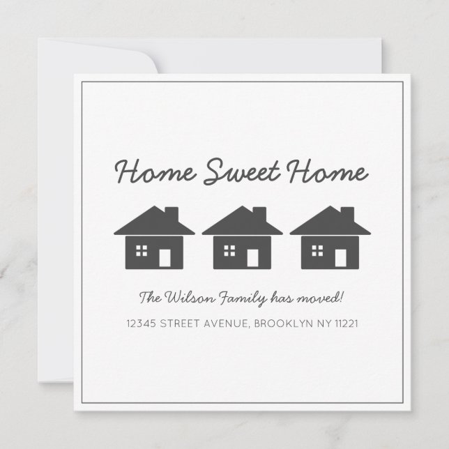 Anúncio Home Sweet Home Movemos a Nova Casa (Frente)