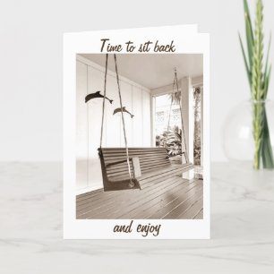 ANÚNCIO HORA DE SE SENTAR/APROVEITAR A **NOVA CASA**