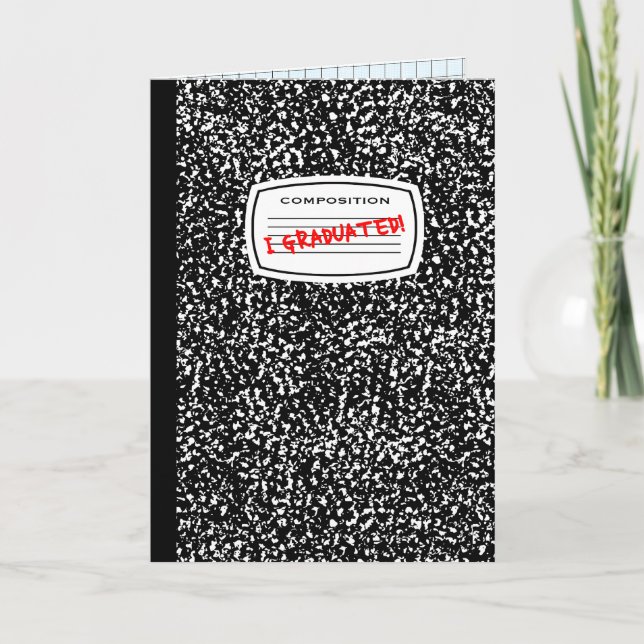 Anúncio i graduated composition book (Frente)