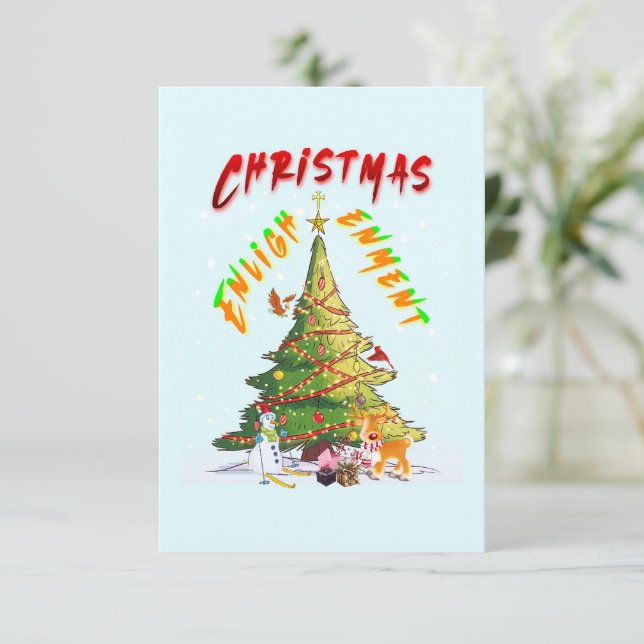Anúncio Iluminação de Natal (Em pé/Frente)
