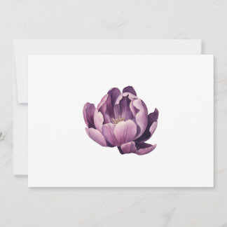 Anúncio Ilustração de Aquarela de Tulipas Roxas