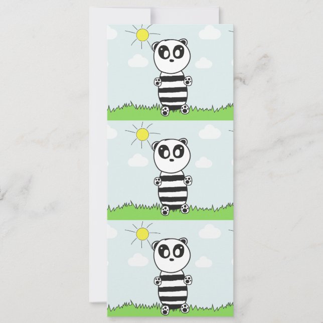 Anúncio Ilustração de Panda Fofo (Frente)