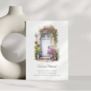 Anúncio Ilustração Floral de Porta Frontal Personalizada