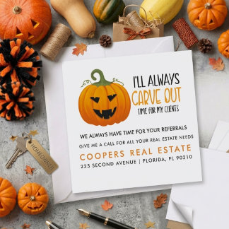 Anúncio imóvel abobrinha de halloween referências de clien