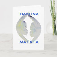 Impressão africano Hakuna Matata Design
