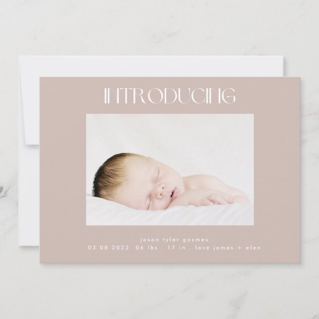 Anúncio introdução de beige simples, dois fotógrafos (Frente)