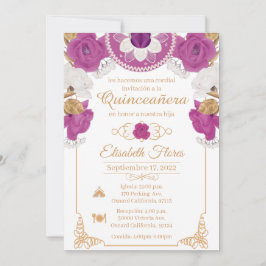 Anúncio Invitacion Charro Invitation, Lila, Black and Gold