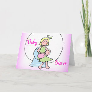 Anúncio Irmã nova do bebê