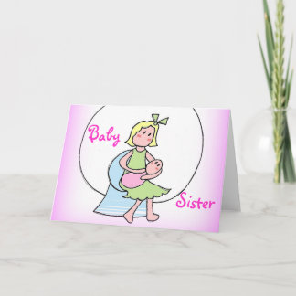 Anúncio Irmã nova do bebê