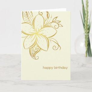 Anúncio Island Vibes Birthday Tropical Plumeria Flower
