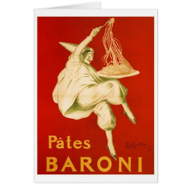 Anúncio italiano da massa de Leonetto Cappiello do (Frente)