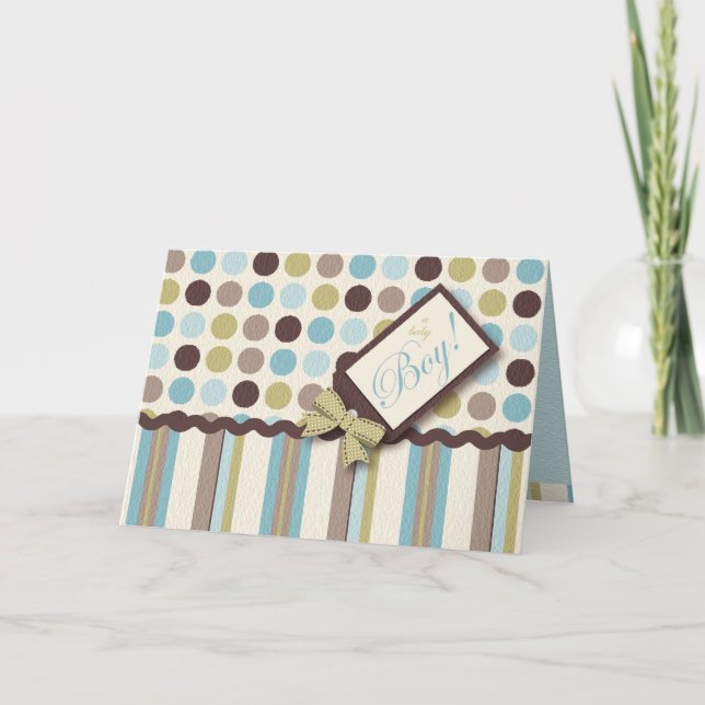 Anúncio It's A Boy! Card (Frente)