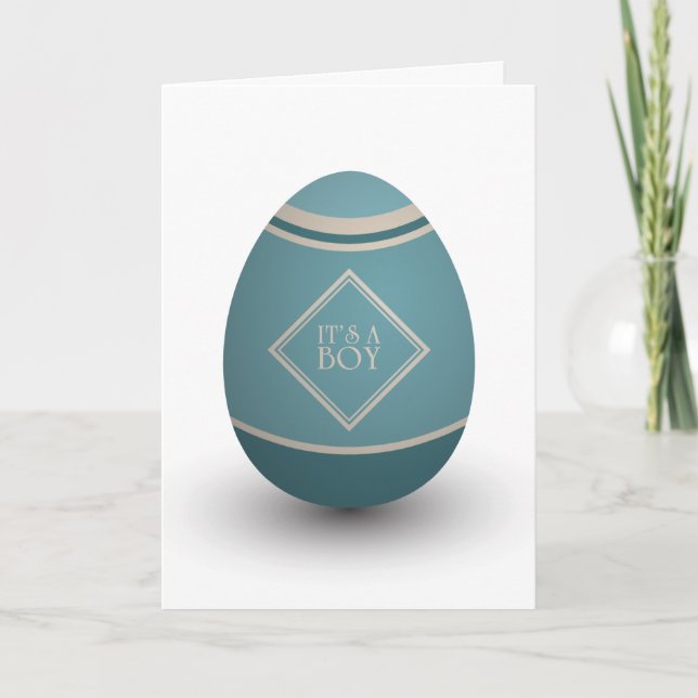 Anúncio it's a boy stork egg (Frente)