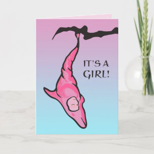 Anúncio it's a girl! (dolphin cocoon)