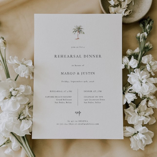 Anúncio Janto de Ensaio de Casamento de Palm Tree Beach (Criador carregado)