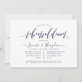 Anúncio Janto de ensaio Elegante, Marinho Blue Script