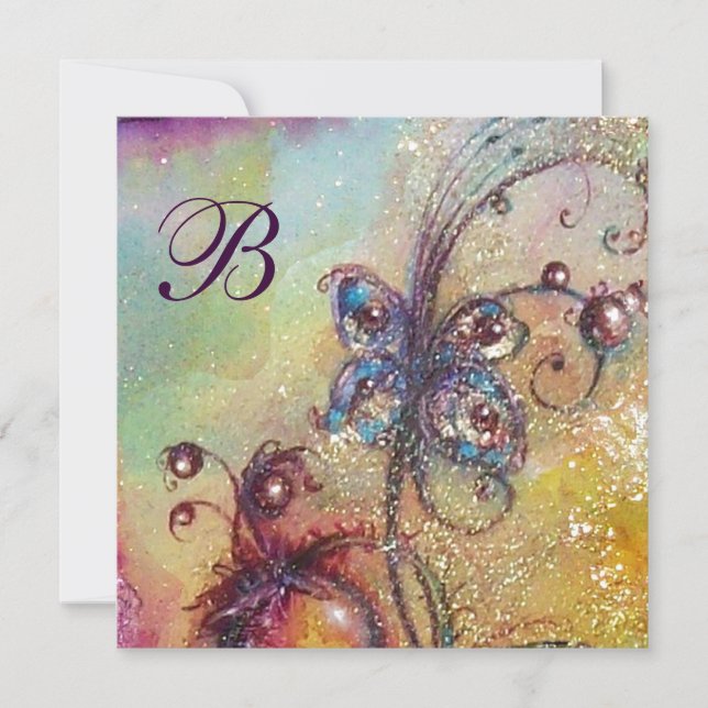 Anúncio JARDIM DAS SOMBRAS PERDIDAS, Monograma de Borbolet (Frente)