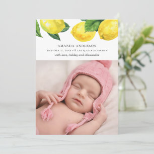 Anúncio Jardim de citros de aquarelas. Recém-nascido. Part