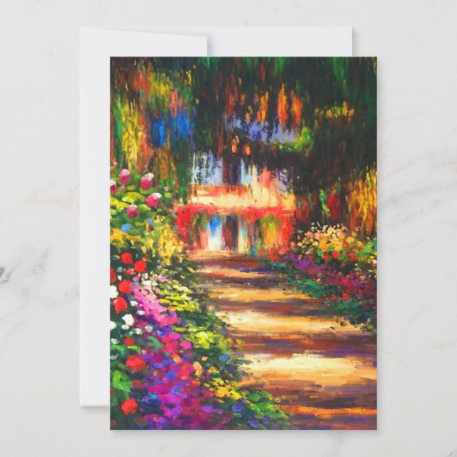 Anúncio Jardim Monet em Giverny (Frente)