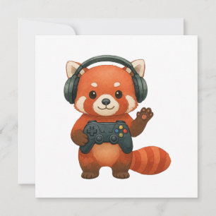 Anúncio Jogador Red Panda, Controladora de jogos e Fones d