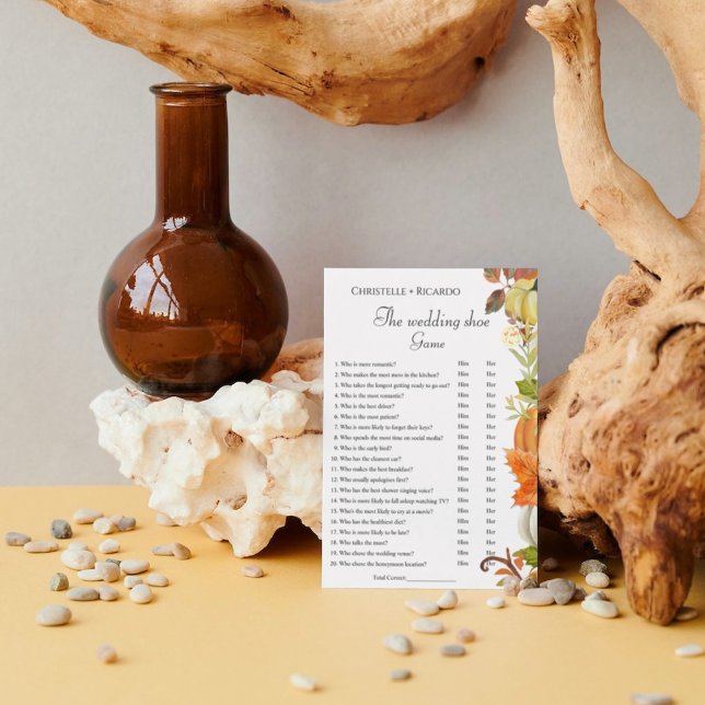 Anúncio Jogo de festa de solteira de calçado de abóbora (Criador carregado)