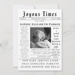 Anúncio Joyous Newborn Times Birth