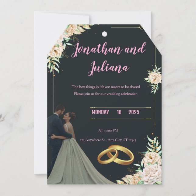 Anúncio Juntos para sempre - O Casamento de Sarah & Ahmed (Frente)