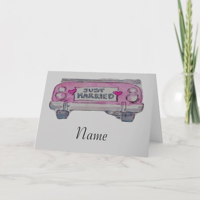 Anúncio Just married (Frente)