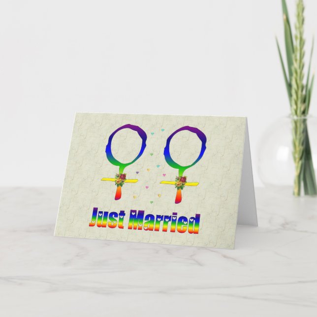 Anúncio Just Married Lesbians (Frente)