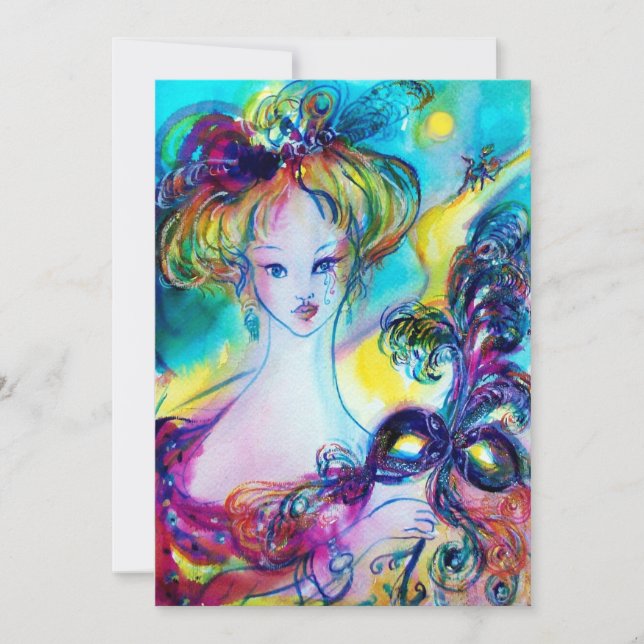 Anúncio LADY COM MÁSCARA/Bola de Mascarada Veneza (Frente)