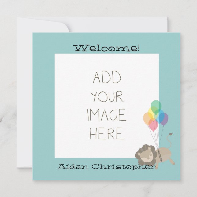 Anúncio Leão com Balões (Frente)