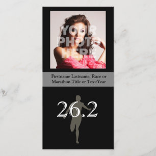 Anúncio Lembrança personalizada do corredor de maratona