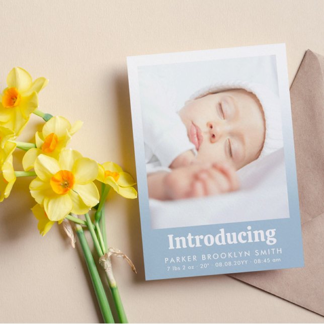 Anúncio Leve Azul Apresentando Nova Foto De Menina (Criador carregado)