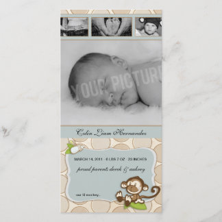 Anúncio Lil Monkey New Baby Birth Announces